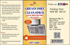Greasy Dirt Clean Spray 100Ml